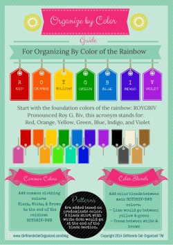 Organize by Color