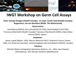 Germ Cell Assays Summary
