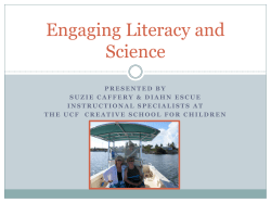 Engaging Literacy and Science
