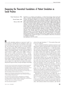 Deepening the Theoretical Foundations of Patient