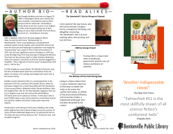 Fahrenheit 451 - Bentonville Public Library