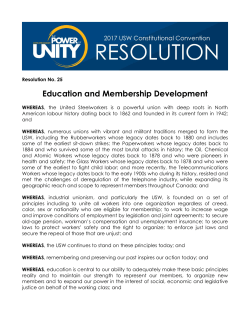 to this as a PDF. - USW Convention 2017