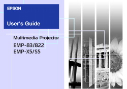 EPSON EMP-83/822/X5/S5 User`s Guide