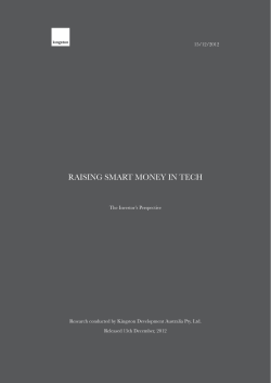 raising smart money in tech