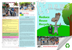 Reduce Reuse Recycle - Khartoum American School