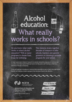 Alcohol Education - NCETA