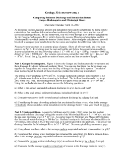 Homework1 River Discharge