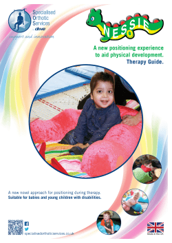 Nessie therapy guide - Specialised Orthotic Services