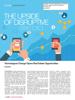 the upside of disruptive