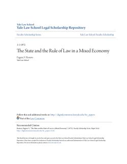 The State and the Rule of Law in a Mixed Economy