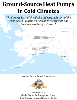 Ground-Source Heat Pumps in Cold Climates