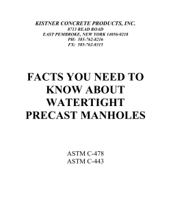 facts you need to know about watertight precast