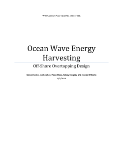 Ocean Wave Energy Harvesting - Worcester Polytechnic Institute