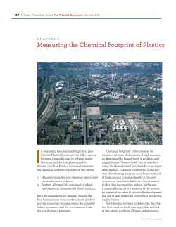 Measuring the Chemical Footprint of Plastics