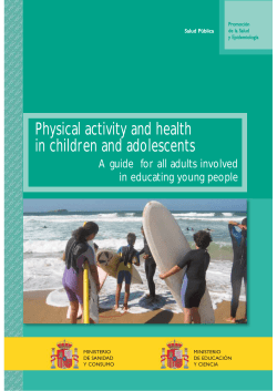 Physical activity and health in children and adolescents