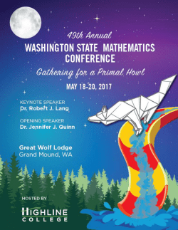 Dr. Jennifer Quinn - WAMATYC 2017