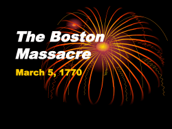 The Boston Massacre