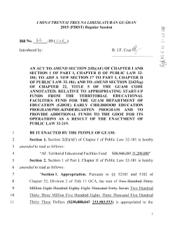 Bill No. 66-33 (COR)