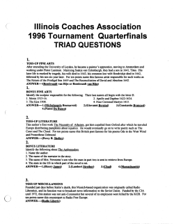 eCopy, Inc. - High School Quizbowl Packet Archive