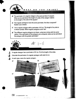 d) The perimeter of a regular octagon is the same as that of a square