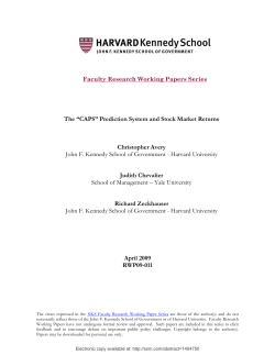 "CAPS" Prediction System and Stock Market Returns