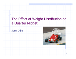 2006-2007 The Effect of Weight Distribution on a Quarter Midget