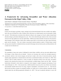 A Framework for Advancing Streamflow and Water Allocation