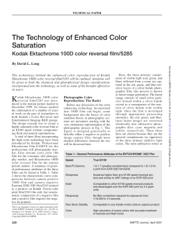 The Technology of Enhanced Color Saturation