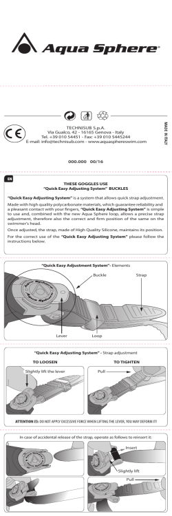 Quick Easy Adjusting System