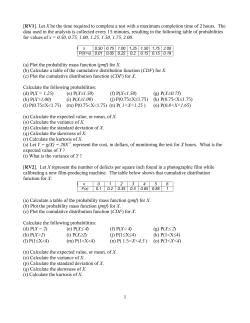 (g) P(X&le;0.75)