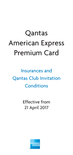 Qantas American Express Premium Card