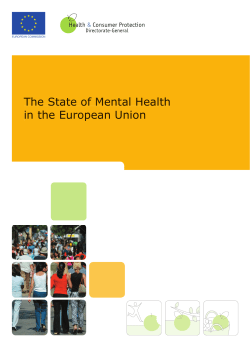 The State of Mental Health in the European Union