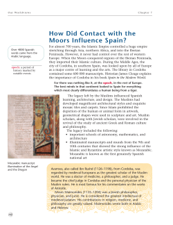 How Did Contact with the Moors Influence Spain?, pp. 242-243