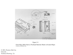 Figure 5-1 Great Ideas Often Start as Freehand Sketches Made on