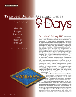 The 5th Ranger Battalion Battle of Irsch-Zerf