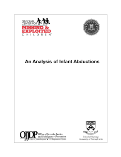 An Analysis of Infant Abductions