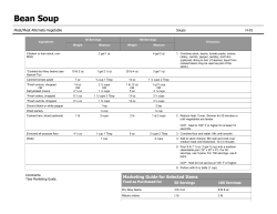 Bean Soup