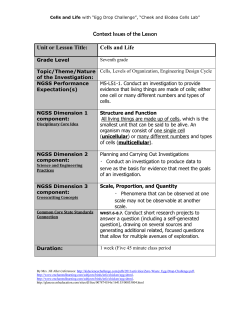 Science Lesson Planning Template