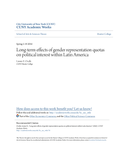 Long-term effects of gender representation quotas on political
