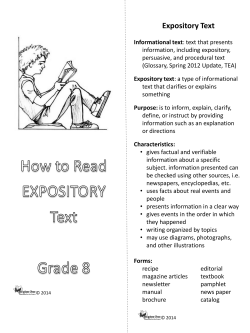 Expository Text