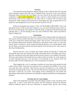 Draft - Land Manual