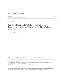 Santa Fe Independent School District v. Doe