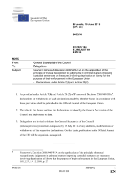9603/16 MP/mvk 1 DG D 2B 1. As provided under Article 7(4) and
