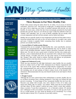 Three Reasons to Eat More Healthy Fats