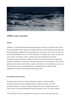 Essay about THIRST ()