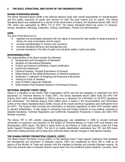 I. THE ROLE, STRUCTURE, AND SCOPE OF THE