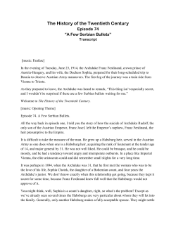 Transcript. - The History of the Twentieth Century