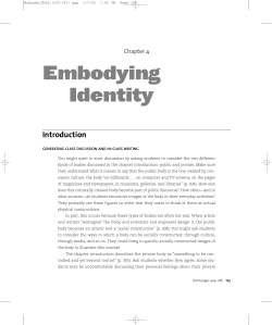 Chapter 4 Embodying Identity
