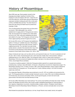 History of Mozambique