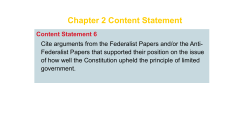 Chapter 2 Content Statement